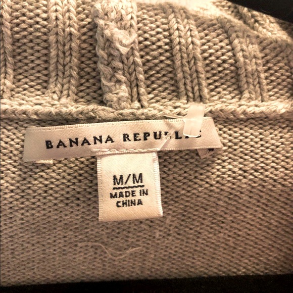 Grey banana republic wrap sweater - Picture 3 of 3